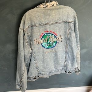 Authentic Hard Rock Cafe Jean Jacket